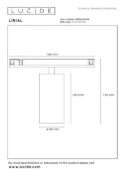 Lucide Premium LINIAL MOX Track - 1-circuit Track lighting system - 1xLED - Satin Gun Metal - thumbnail 3