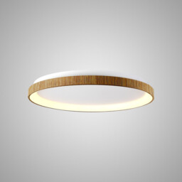 Niseko Ring Ceiling 78cm 58W LED, 3000K, 4700lm, Wood, 3yrs Warranty - thumbnail 2