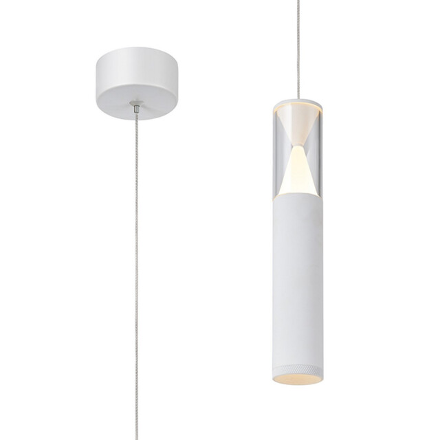 Spark Pendant, 7W LED, 3000K, 530lm, Sand White, 3yrs Warranty - image 1