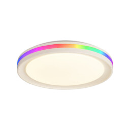 Gamer Ceiling 30W LED With Remote Control 3000K-6500K/RGB, 2000lm, White, 3yrs Warranty - thumbnail 1