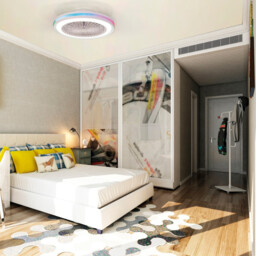 Gamer Ceiling 30W LED With Remote Control 3000K-6500K/RGB, 2000lm, White, 3yrs Warranty - thumbnail 3