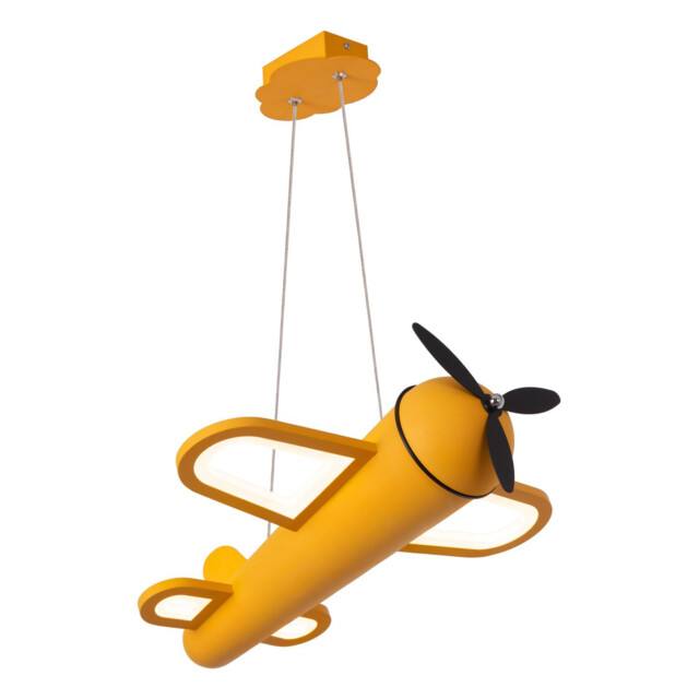 Lucide FOKKER - Pendant light Children - LED - 1x28W 2500K - Yellow - image 1