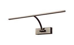 Walton Large 1 Arm Wall Lamp, Picture Light, 1 x 10W LED, 3000K, 850lm, Bronze - thumbnail 3