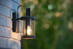 Lindelo Cottage Wall Lantern Light Outdoor - 1xE27 - IP23 - Black - thumbnail 5