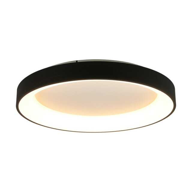 Niseko II Ring Ceiling 65cm 50W LED, 2700K-5000K Tuneable, 3760lm, Remote Control & APP, Black, 3yrs Warranty - image 1