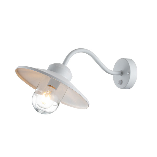 Klampenborg Outdoor Dome Wall Lamp White, IP44 - image 1