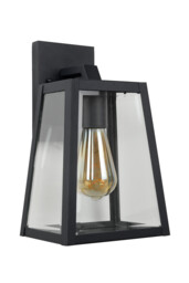 Matslot Cottage 30.5cm Wall Lantern Light Outdoor - 1xE27 - IP23 - Black - thumbnail 3