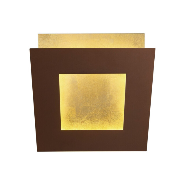 Dalia 22cm Wall Lamp, 24W LED, 3000K, 1680lm, Gold/Rust Brown, 3yrs Warranty - image 1