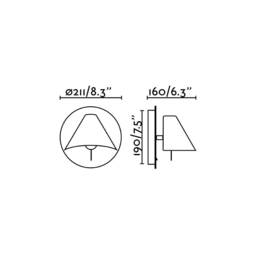 Kasa Wall Reading Lamp White E27 - thumbnail 5
