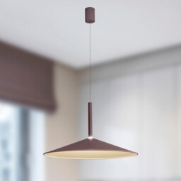 Calice 48cm Rise And Fall Pendant, 16W LED, 3000K, 1200lm, Grey/White, 3yrs Warranty - thumbnail 5