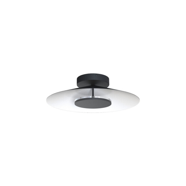 Orion Ceiling 25cm Round, 8W LED, 3000K, 560lm, White/Black, 3yrs Warranty - image 1