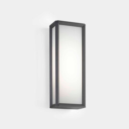 Skat Outdoor LED Box Wall Lantern Urban Grey, White IP65 21.8W 2700K