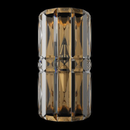 Facet Neoclassic Glass & Crystal Wall Lamp Gold - thumbnail 2