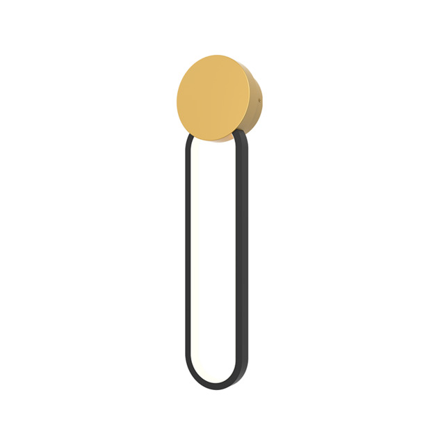 Viora Integrated Led Wall Lamp Gold Matt-Black Matt Ring LED 3000K Dimmable - image 1