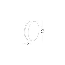 Suite Flush Wall Lamp Black Aluminium LED 10W 1215Lm 3000K IP54 - thumbnail 3