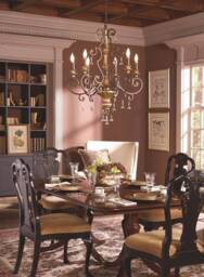 Marquette 6 Light Chandelier Antique Bronze Finish, E14 - thumbnail 2