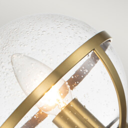Hinkley Hollis Bathroom Wall Lamp Heritage Brass, IP44 - thumbnail 3
