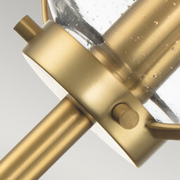 Hinkley Hollis Bathroom Wall Lamp Heritage Brass, IP44 - thumbnail 5