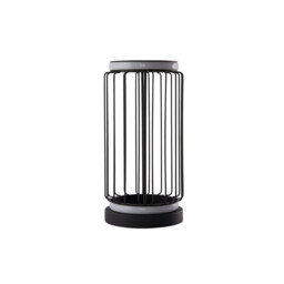Circolo Cage LED Table Lamp, Black Metal - thumbnail 3