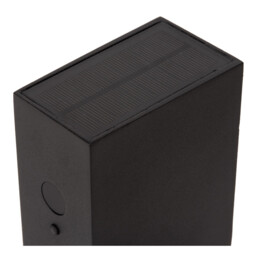 Bolton Wall light Outdoor- Solar - LED Dim. 2850K/3150K IP54 - Day/Night Sensor - Black - thumbnail 5