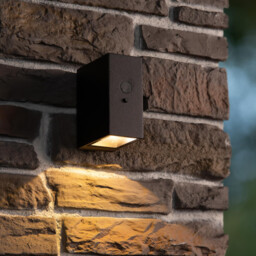 Bolton Wall light Outdoor- Solar - LED Dim. 2850K/3150K IP54 - Day/Night Sensor - Black - thumbnail 3