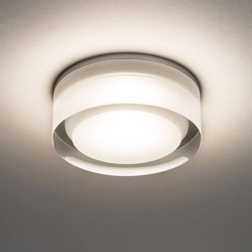 Vancouver LED Bathroom Surface Mounted Downlight Clear Acrylic IP44