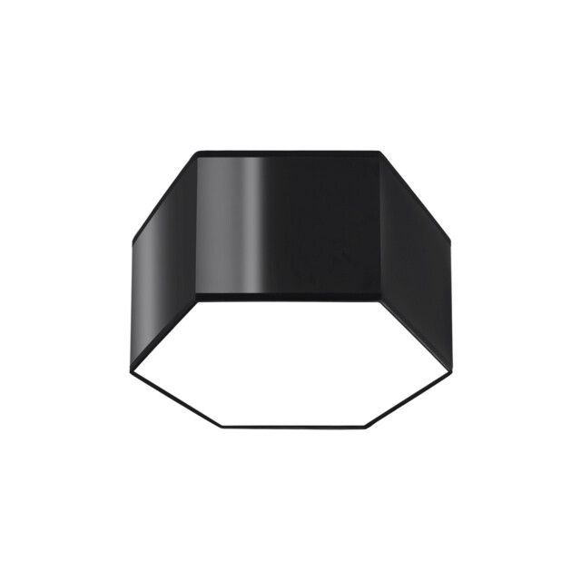 Sunde Decorative Flush Ceiling Light, Black, 15.5cm - image 1