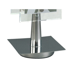 Euphoria Table Lamp 1 Light E27, Polished Chrome/Opal White Glass - thumbnail 5