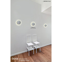 Bora Bora Ceiling/Wall Light 38cm Round 30W LED 2700K, 2400lm, Matt Black, 3yrs Warranty - thumbnail 3