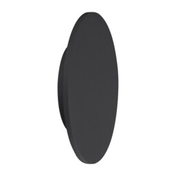 Bora Bora Ceiling/Wall Light 38cm Round 30W LED 2700K, 2400lm, Matt Black, 3yrs Warranty - thumbnail 1
