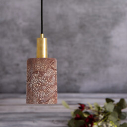Senna Pendant Red Iron, Polished Brass - thumbnail 5