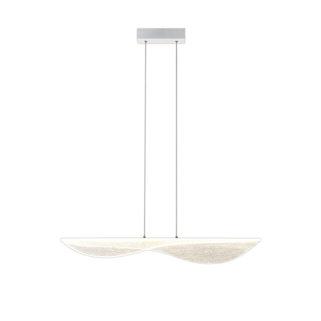 Bianca Pendant Dimmable, 50W LED, 3000K, 3000lm, White, Acrylic, 3yrs Warranty - image 1