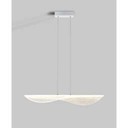 Bianca Pendant Dimmable, 50W LED, 3000K, 3000lm, White, Acrylic, 3yrs Warranty - thumbnail 2