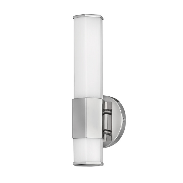 Hinkley Facet Integrated LED Bathroom Wall Lamp Polished Chrome, 3000K, IP44 - image 1