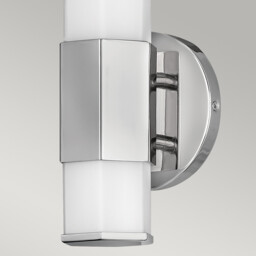 Hinkley Facet Integrated LED Bathroom Wall Lamp Polished Chrome, 3000K, IP44 - thumbnail 2
