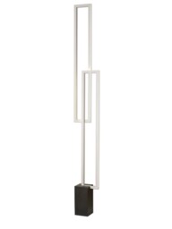 Mural Floor Lamp, 48W LED, 3000K, 3840lm, IP20, Matt White