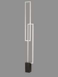 Mural Floor Lamp, 48W LED, 3000K, 3840lm, IP20, Matt White - thumbnail 3