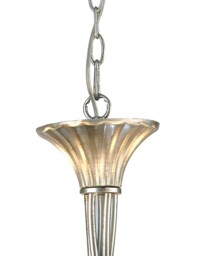 Paola Ceiling Pendant 70cm Round, 5 x E14 (Max 40W), Silver Painting, Black Shades - thumbnail 5