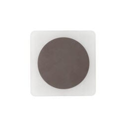 Altona Magnetic Base Wall Lamp, 12W LED 3000K 498lm, 15cm Round 19cm Square Centre, Coffee, Acrylic Frosted Diffuser - thumbnail 3