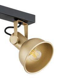 Lenora Ceiling Spotlight Bar Gold, Black - thumbnail 5