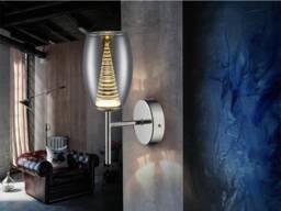 Nebula Integrated LED Crystal Wall Lamp Chrome - thumbnail 1
