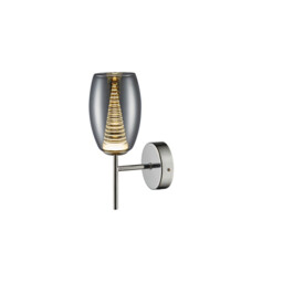 Nebula Integrated LED Crystal Wall Lamp Chrome - thumbnail 3