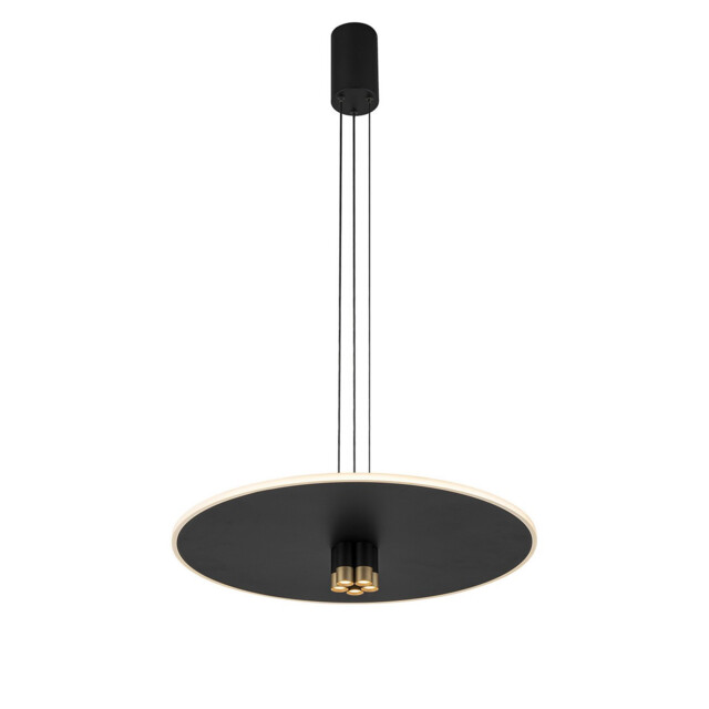 Nomada 58cm Pendant, 42W LED, 3000K, 1500lm, Sand Black/Painted Gold, 3yrs Warranty - image 1