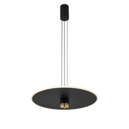 Nomada 58cm Pendant, 42W LED, 3000K, 1500lm, Sand Black/Painted Gold, 3yrs Warranty - thumbnail 1