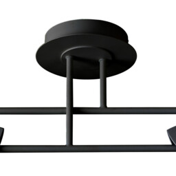 Capuccina Small 4 Light Semi Flush, 30W LED, 3000K, 2100lm, Black, 3yrs Warranty - thumbnail 3
