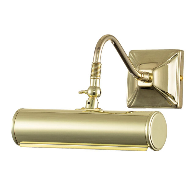 Picture Light 1 Light Small Picture Wall Light Polished Brass, E14 - image 1