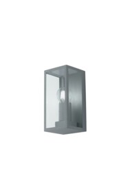 Mondrian Outdoor Wall Lantern Silver Silver IP44, E27