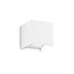 Atom 10cm Outdoor Up Down Wall Lamp White 2x LED 1200lm 4000K IP54 - thumbnail 1