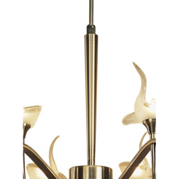 Viena Telescopic Pendant Round 8 Light G9, Antique Brass - thumbnail 5