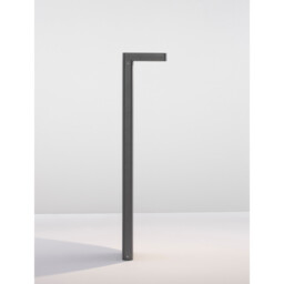 Poet Outdoor Bollard Anthracite Aluminium, Clear Glass LED 8W 560Lm 3000K IP65 - thumbnail 5